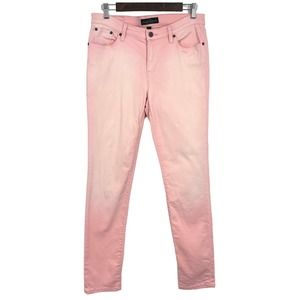Ralph Lauren Modern Fit Womens Size 8 Light Pink Jeans Pants Barbie Cute Summer